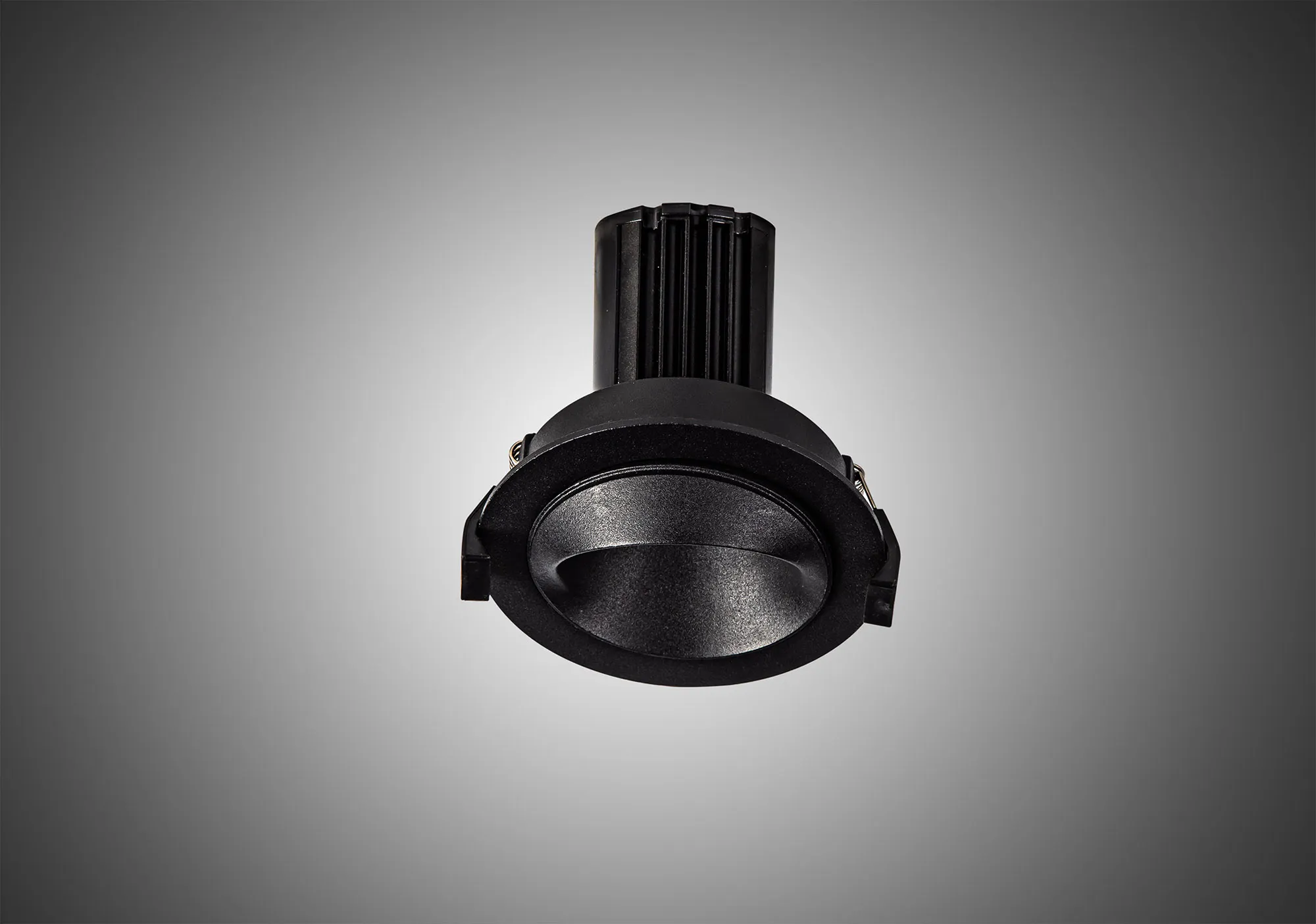 Bonia 10 Dimmable Tridonic 10W 631lm 2700K 36°, Black/Black 27° Angled Round Downlight , NO DRIVER REQUIRED, 5yrs Warranty DM201170  Dlux Bonia 10